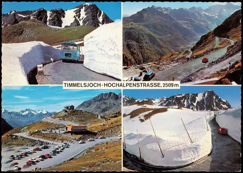 Ansichtskarte Obergurgl TIMMELSJOCH-HOCHALPENSTRASSE Bus 4 Bild 1976