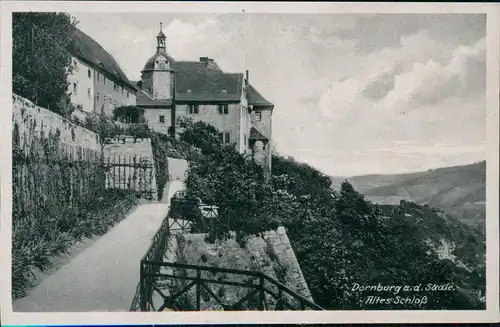 Ansichtskarte Dornburg-Dornburg-Camburg Altes Schloß 1922