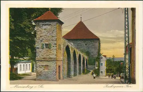 Ansichtskarte Marienberg im Erzgebirge Zschopauer For. 1928