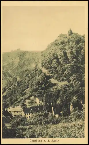 Ansichtskarte Dornburg-Dornburg-Camburg Blick auf die Stadt 1929