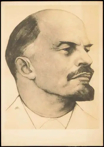 Ansichtskarte  Lenin Politiker Künstlerkarte N. A. Andrejew, 1970