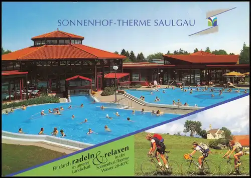 Ansichtskarte Bad Saulgau SONNENHOF-THERME SAULGAU 1998