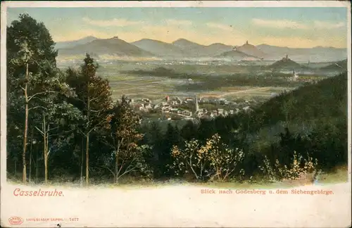 Ansichtskarte Bad Godesberg-Bonn Künstlerkarte Casselruhe 1900