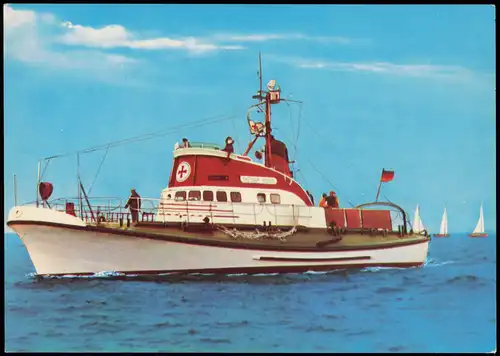 Ansichtskarte  Seenot-Rettungskreuzer Theodor Heuss 1975