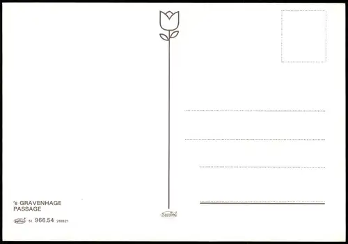 Postkaart Den Haag Den Haag PASSAGE KUNSTHANDEL 's GRAVENHAGE 1980
