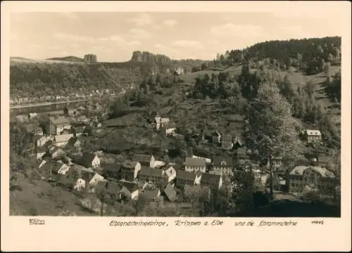 Ansichtskarte Krippen-Bad Schandau Stadt 1960 Walter Hahn:11542