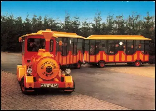 Ansichtskarte  Eisenbahn Wingster Emma Oldtimer Kureisenbahn in Wingst 1983
