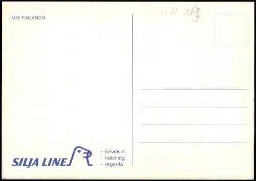 Schiffe/Schifffahrt - Fähren: Fähre Schiff der Silja Line 1980