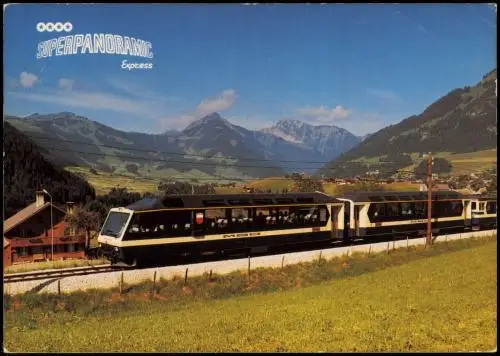 Eisenbahn Schweiz: SUPERPANORAMIC Express Montreux - Berner Oberland-Bahn 1980