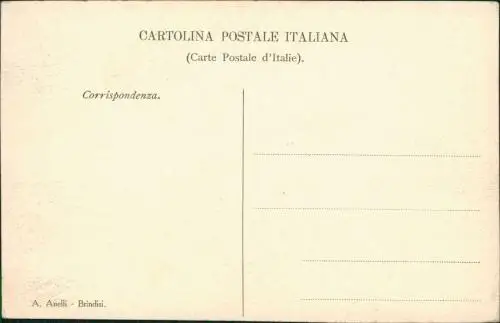 Cartoline Brindisi Castello Federico Barbarossa. 1914