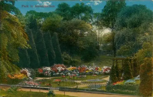 Ansichtskarte Meißen Schloßpark - Garten 1913