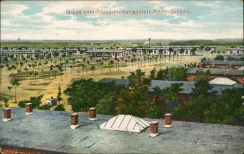 Ansichtskarte Altengrabow Gruss vom Truppenübungsplatz 1913