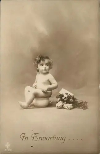 Ansichtskarte  Menschen Soziales Leben - Kind auf Topf In Erwartung 1914