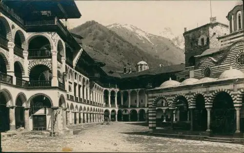 Bulgarien (allgemein) Kloster Rila Рилски манастир b Sofia 1917  gel. Feldpost