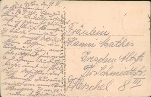 Postcard Suwalken Suwałki (Suvalkai) Soldaten vor kath. Kirche 1915