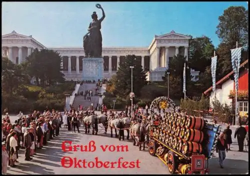 München Weltberühmtes Oktoberfest („Wies'n") auf der Theresienwiese 1980