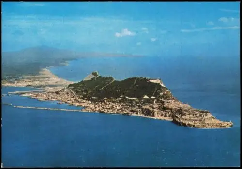 Postcard Gibraltar Luftaufnahme (Aerial View) 1980
