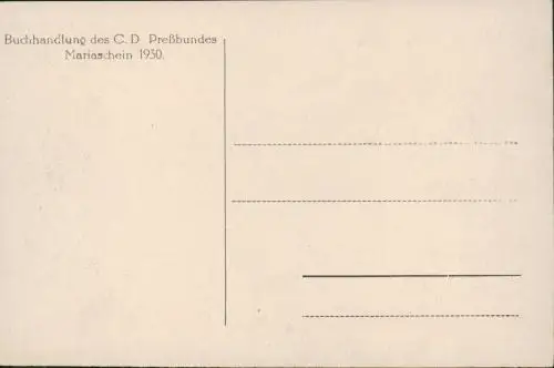 Mariaschein-Graupen Bohosudov Krupka Basilika im Maischmuck - Innen 1930