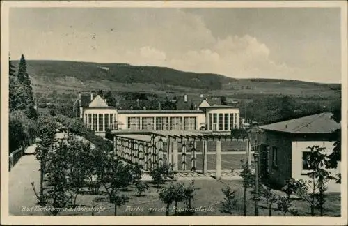 Ansichtskarte Bad Dürkheim Partie an der Brunnenhalle 1940