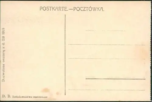 Postcard Warschau Warszawa Die zerstörte Poniatowski-Brücke. 1915