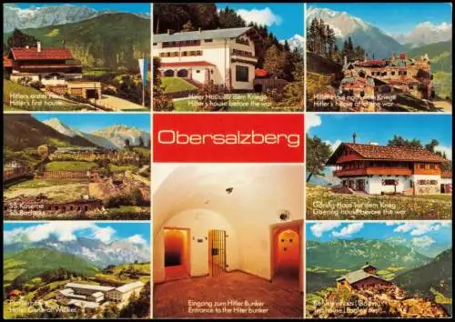 Obersalzberg-Berchtesgaden Führer Haus Obersalzberg (Mehrbildkarte) 1970