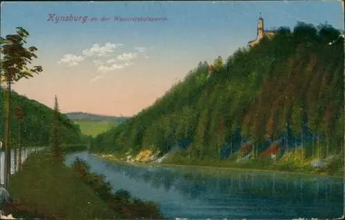 Kynau Zagórze Śląskie Kynsburg an der Weistritztalsperre 1914