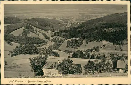 Bad Reinerz Duszniki-Zdrój Panorama Blick Grenzendorfer Höhen 1936