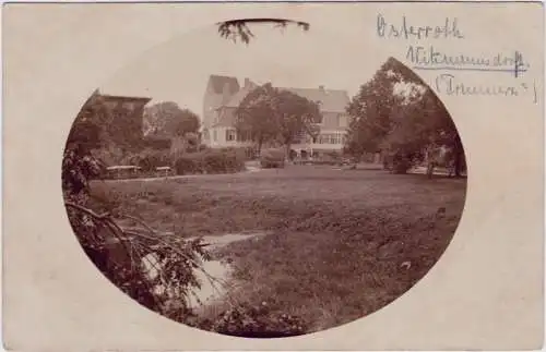 Wittmannsdorf-Bückchen-Märkische Heide  Rückansicht Gutshaus 1905 Privatfoto