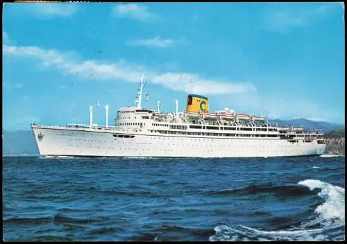 Ansichtskarte  Schiffe/Schifffahrt - Hochsee Schiff Ship T/N ENRICO C. 1971