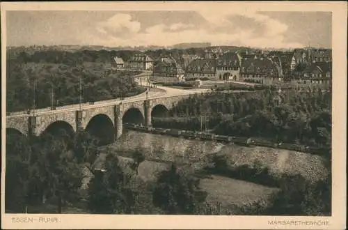 Margarethenhöhe-Essen (Ruhr) Margaretenhöhe / Margarethenhöhe mit Brücke 1928