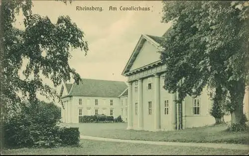 Ansichtskarte Rheinsberg Am Cavalierhaus 1917