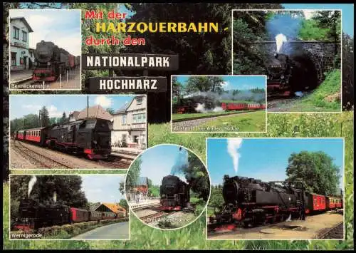 Harzquerbahn Harzbahn Benneckenstein, Elend, Wernigerode, Drei Annen Hohne 1982