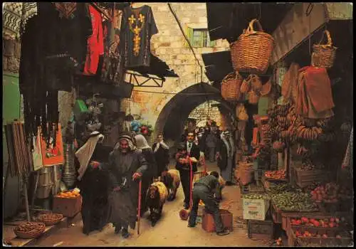 Jerusalem Jeruschalajim רושלים Old City market Marchés de la Vieille Ville 1980