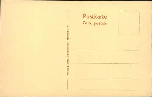 Ansichtskarte Arnsberg Porta Sauerlandica, Fabrikanlagen 1911