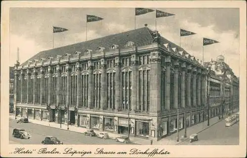 Mitte-Berlin Hertie Kaufhaus Leipziger Strasse am Dönhoffplatx 1928