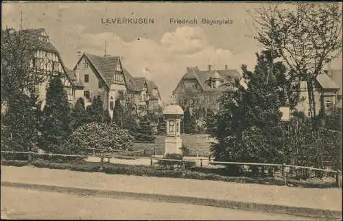 Ansichtskarte Leverkusen Friedrich Bayerplatz 1920