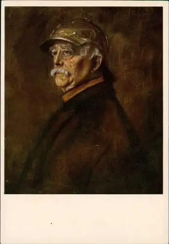 Ansichtskarte  Fürst Bismarck Gemälde Lenbach 1965 Sonderstempel FRIEDRICHSRUH