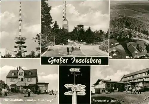 Ansichtskarte Brotterode Großer Inselberg / Inselsberg 1977