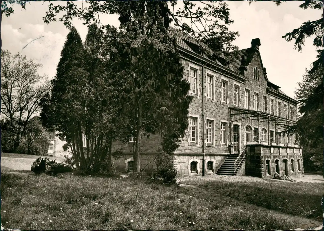 Ansichtskarte Merxhausen-Bad Emstal Landeskinderkurheim 1954