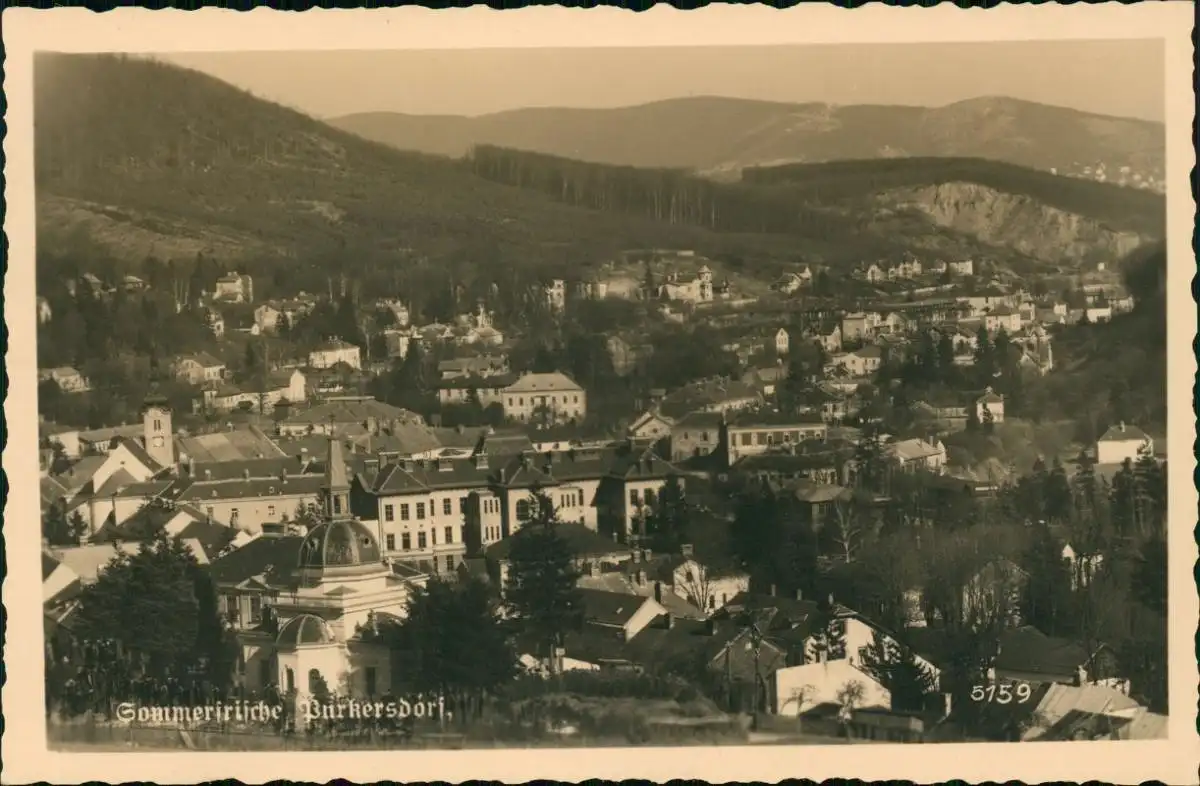 Ansichtskarte Purkersdorf Gesamtansicht 1938