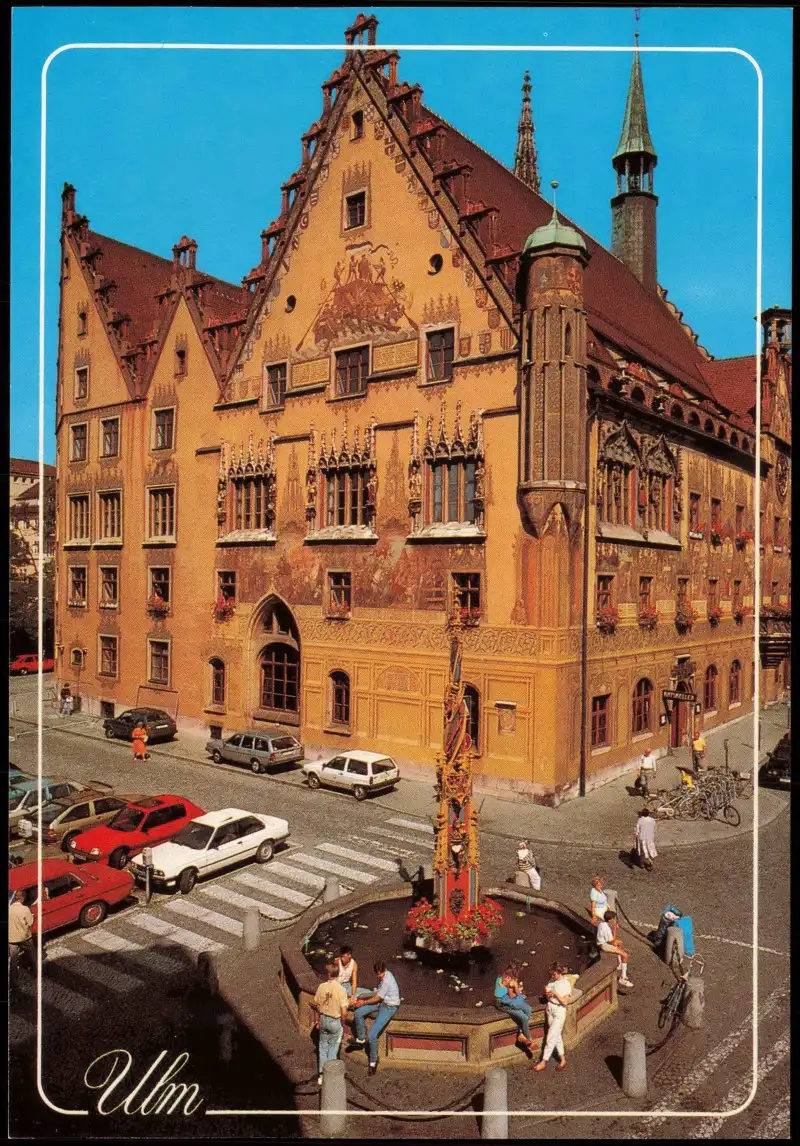 Ansichtskarte Ulm a. d. Donau Rathaus 1980