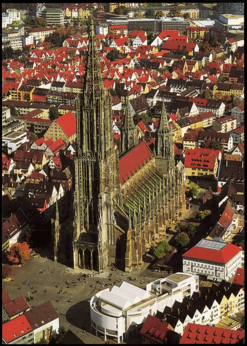 Ansichtskarte Ulm a. d. Donau Spätgotisches Münster 1985