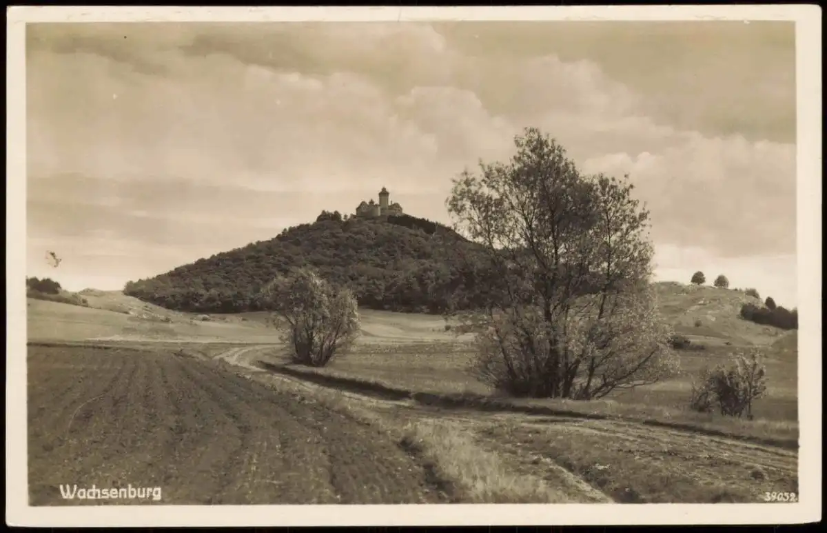 Ansichtskarte Amt Wachsenburg Wachsenburg mit Umland-Ansicht 1940