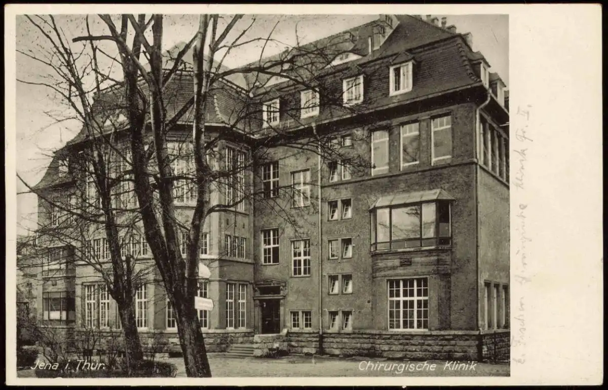 Ansichtskarte Jena Krankenhaus Chirurgische Klinik 1932