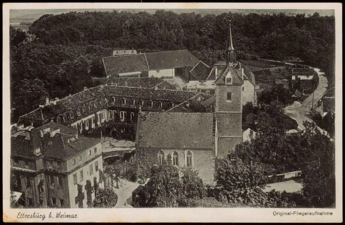 Ansichtskarte Ettersburg Original-Fliegeraufnahme 1949