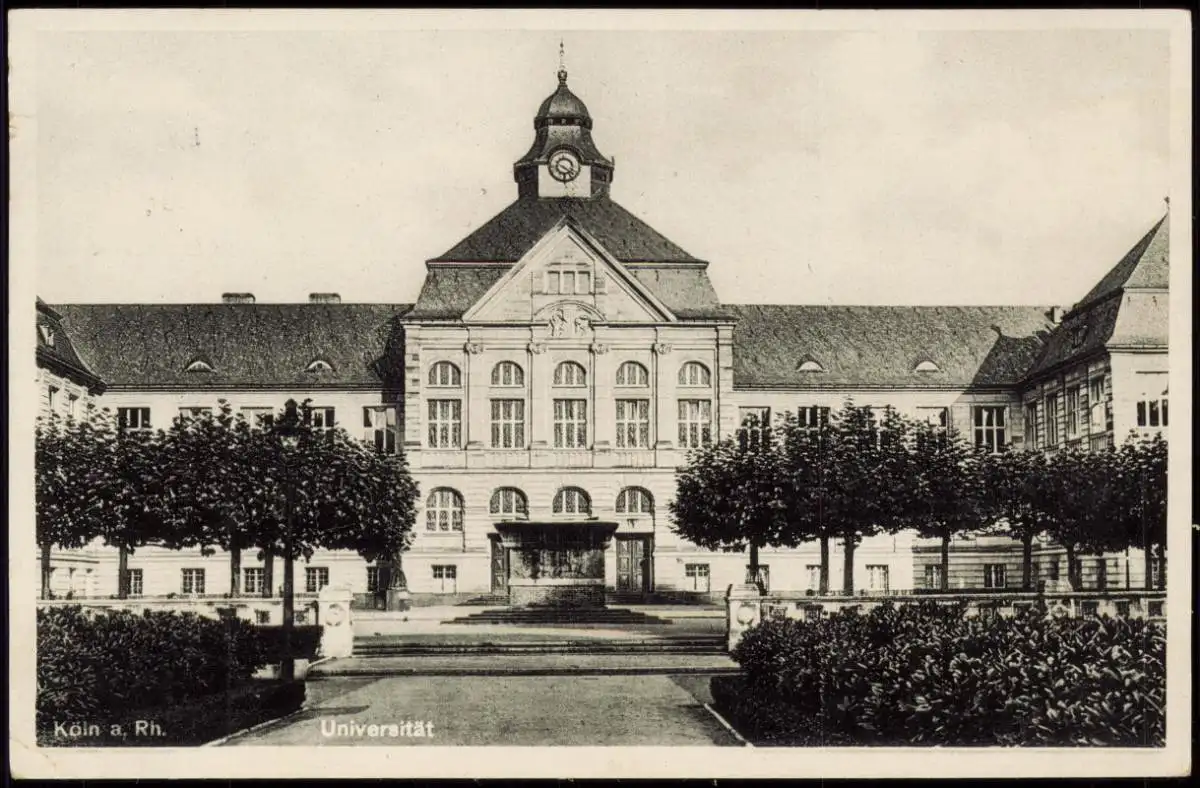 Ansichtskarte Köln Universität (Gebäude-Ansicht) 1932