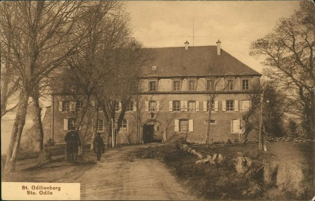 CPA St. Odilienberg Mont Sainte-Odile Ortsansicht mit Gutshaus 1910