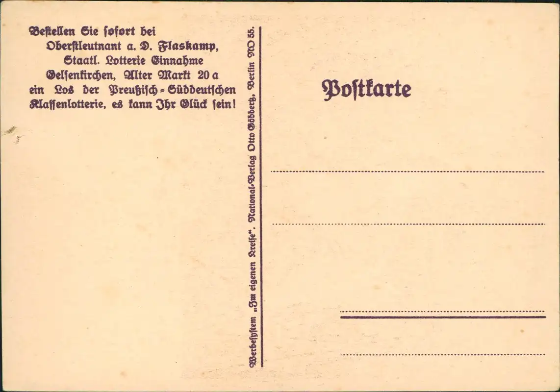 Künstlerkarte Friedrich der Große mit Zieten und Seydlitz 1920