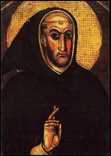 Motivkarte Religion: Der heilige Dominikus Galerle von Capodimonte, Neapel 1967