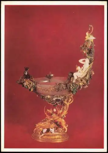 DDR Künstlerkarte J. M. DINGLINGER (1664-1731) Das Bad der Diana 1968